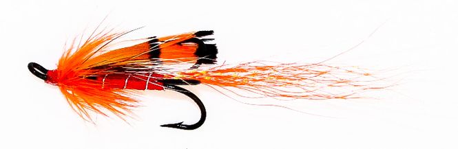 Hovedbilde Ally's Shrimp treble krok lakseflue